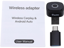 Adaptador Con Cable De Modo Dual, Fácil Conexión Bluetooth, Ios 10+, Auto 11.0