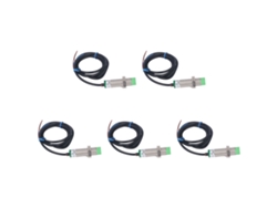 2026dz-5 Piezas Sensor Inductivo De Proximidad Pnp Normalmente Abierto M18 Switch 6‑36vdc Protección Corto