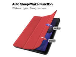 Capa Protetora Para Samsung Galaxy Tab A8 2021 10,5 Polegadas Com Auto Wake/sleep E Suporte Tri-fold