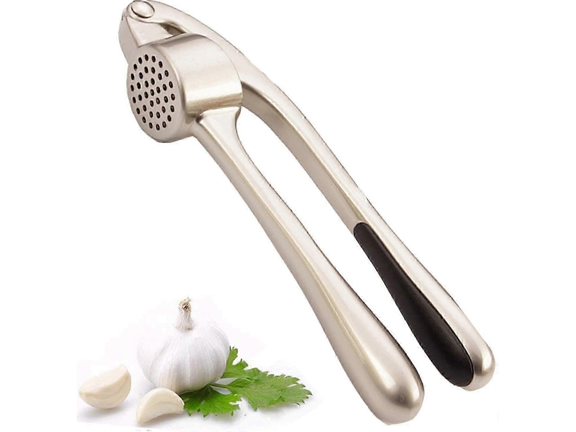 Prensa de ajos de acero inoxidable de alta resistencia para la cocina. Rosewell