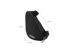 Bolsa Triangular Negra Para Cuadro De Bicicleta Roswheel De 1,5 L, Bolsa De Almacenamiento Frontal Para Bicicletas De Montaña.