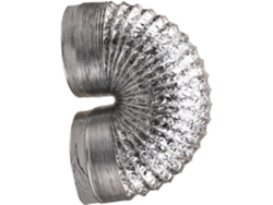 Manguera De Ventilación Flexible De Aluminio Plateado, Tubo Termorretráctil Doble.