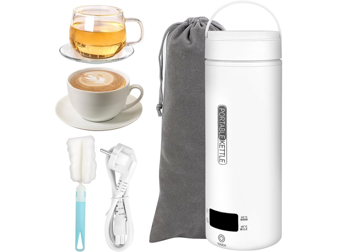 Hervidor Eléctrico Portátil De Viaje De 500 Ml, Pequeño, Para Café, 220 V, 300 W, 0,5 L