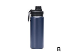 Botella deportiva térmica de acero inoxidable 304 de 600 ml para el hogar, la oficina, deportes, actividades al aire libre, té, Chaberlu