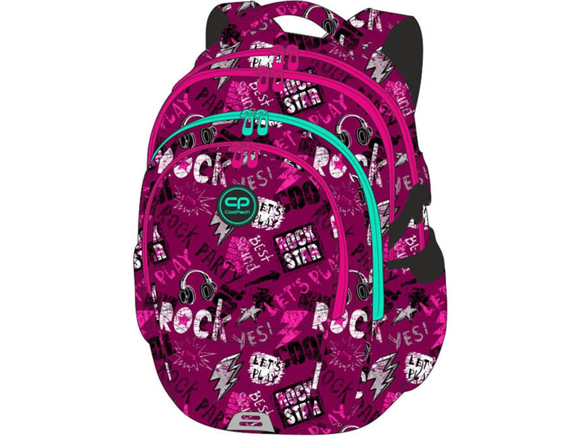 Mochila COOLPACK Factor Cuatro Comp. Pink Rock