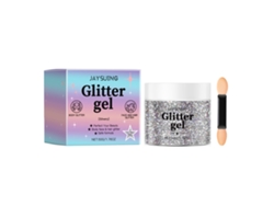 Gel con purpurina plateada Worten - Brillo de alta calidad