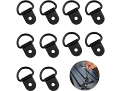 2026-anclaje D-rings De Acero Inoxidable, Anillos De Amarre Para Remolques, Camiones, 10 Piezas, Carga Máxima 100kg, Fácil Instalación