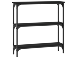 Mesa consola 75x22,5x75 cm Derivados de madera Negro MAISON EXCLUSIVE