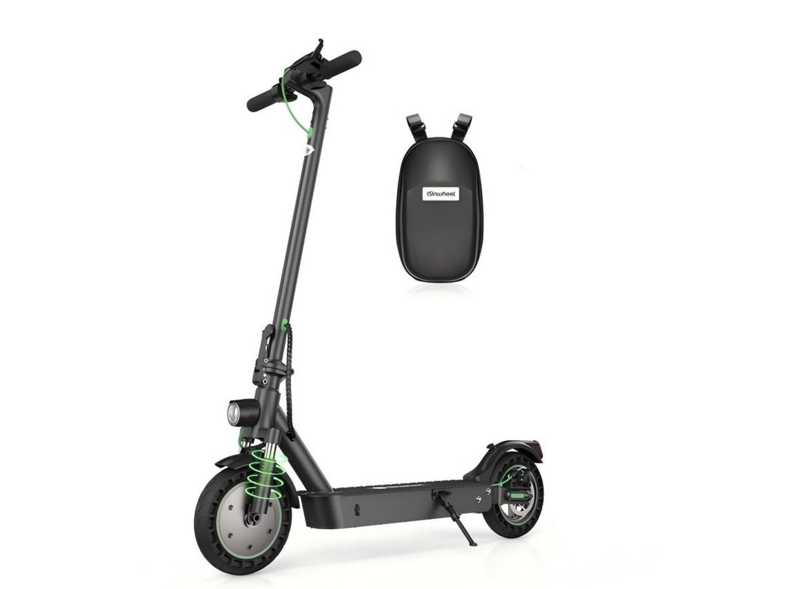 Patinete Eléctrico Isinwheel S9 Max 500w 36v10.4ah Velocidad Máxima 30km/h Autonomía 35km Negro