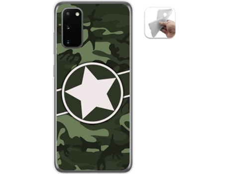 Carcasa Samsung Galaxy A41 TUMUNDOSMARTPHONE Camuflaje 01 Multicolor