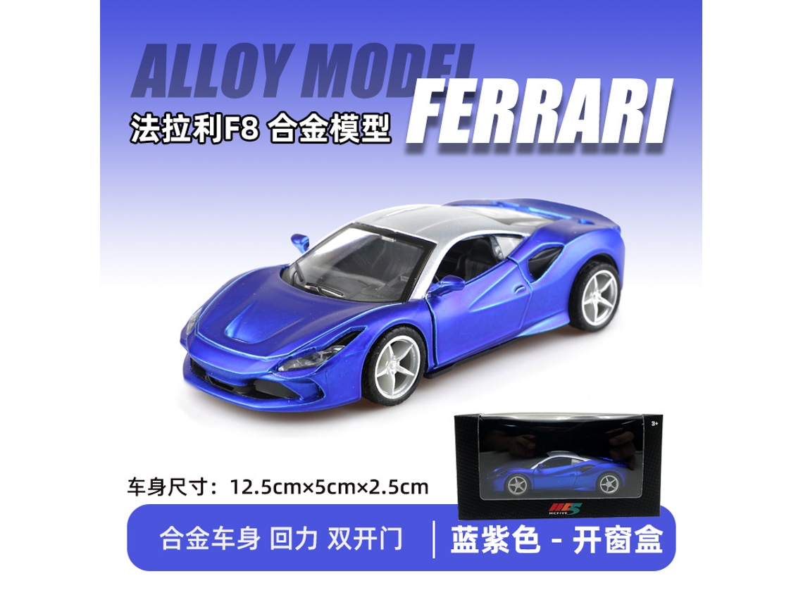 Figura De Coche De Aleación Realista A Escala 1/36, Juguete Infantil.