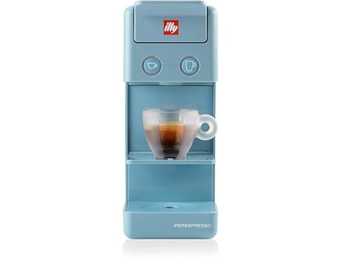 Illy Iperespresso Y3.3 Cafetera de cápsulas, 0,7 L, azul claro