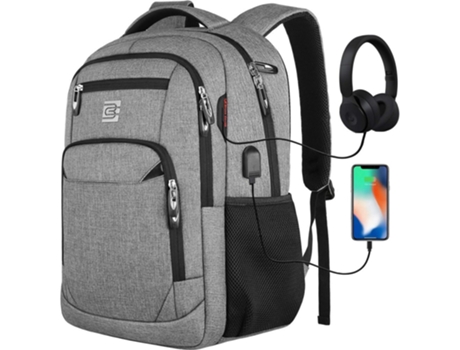 Mochila puerto carga USBy trabajo la escuela universidad Unisex