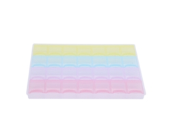 Caja De Almacenamiento De Diamantes De Imitación Con 28 Compartimentos Para Cuentas, Costura, Manualidades Y Manicura.