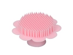 Escova De Banho Silicone Bebê Sunflower Suave Exfoliante Massagem Rosa