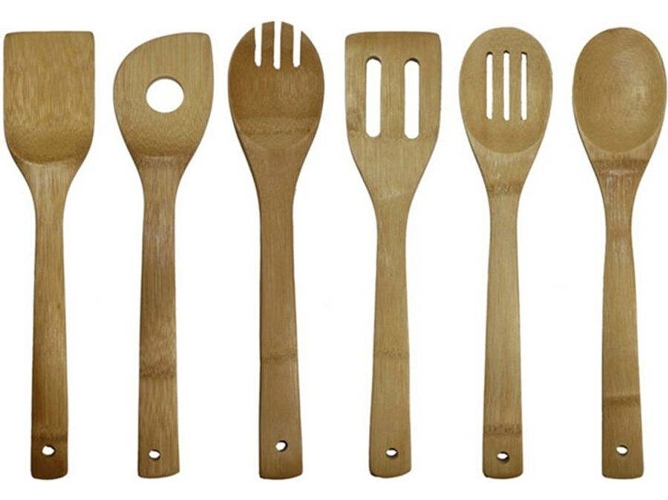 6 Piezas de cocina HEAN Madera Bambú