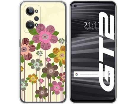 Carcasa para Realme GT 2 5G TUMUNDOSMARTPHONE Dibujos Primavera En Flor Multicolor