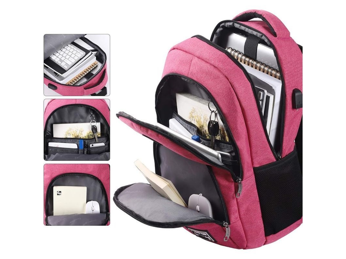 2026-mochila Para Portátil 15.6/17.3 Pulgadas 2025 Oxford Resistente Al Agua Con Puerto Usb Para Trabajo Escuela Viajes Unisex