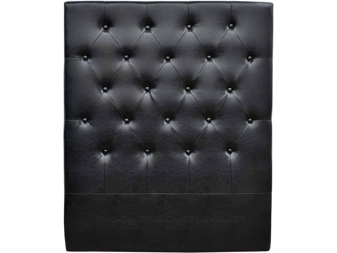 Cabecero de Cama HABITAT ET JARDIN Déco  (Negro - PVC - 90 cm)