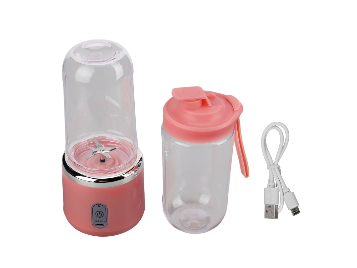 Licuadora portátil, vaso para jugo, exprimidor pequeño para el hogar, exprimidor automático multifuncional recargable.