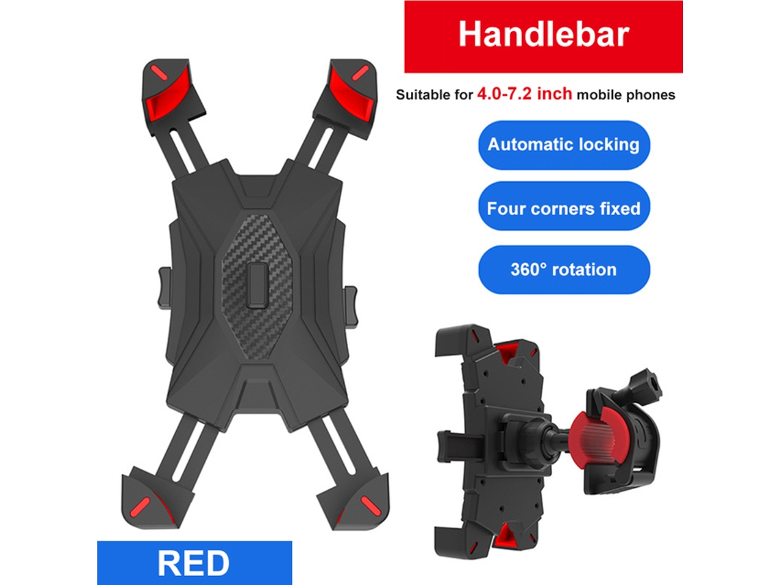 Soporte universal para retransmisiones en directo de coches, bicicletas y motos, estructura fija, lámina de visualización roja