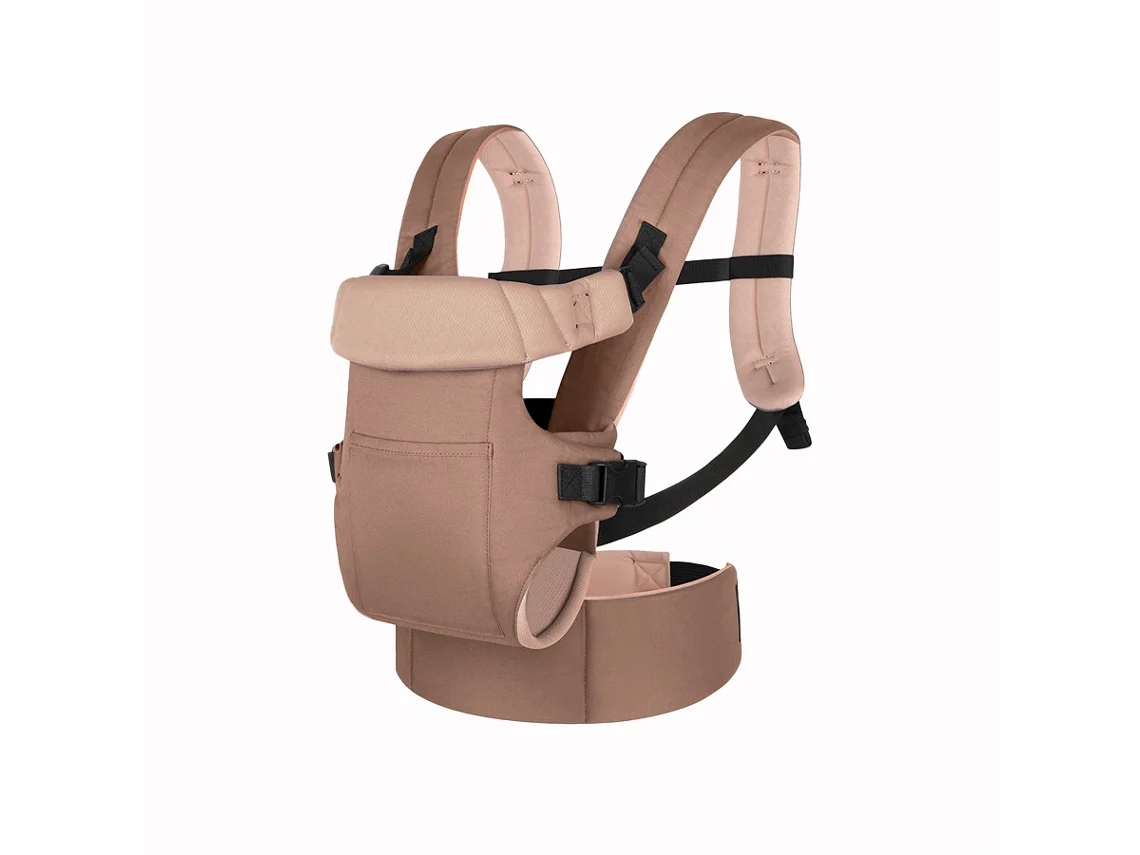 Portabebés Ergonómico Para Bebés De 3 A 20 Kg, Fácil De Usar, Color Caqui Siurn