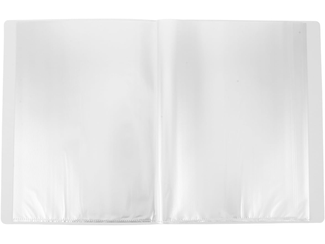 Carpeta De Plástico Rosa Para Partituras De Piano, 50 Páginas, Bolsillos Protectores, Portátil.
