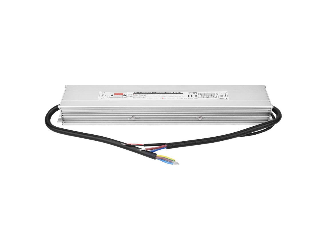 Fonte De Alimentação Dimmable Led À Prova D'água Ip67 Ac170-260v 24v 200w 8.33a