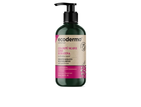 Champú ECODERMA Liso Keratina 500 ml