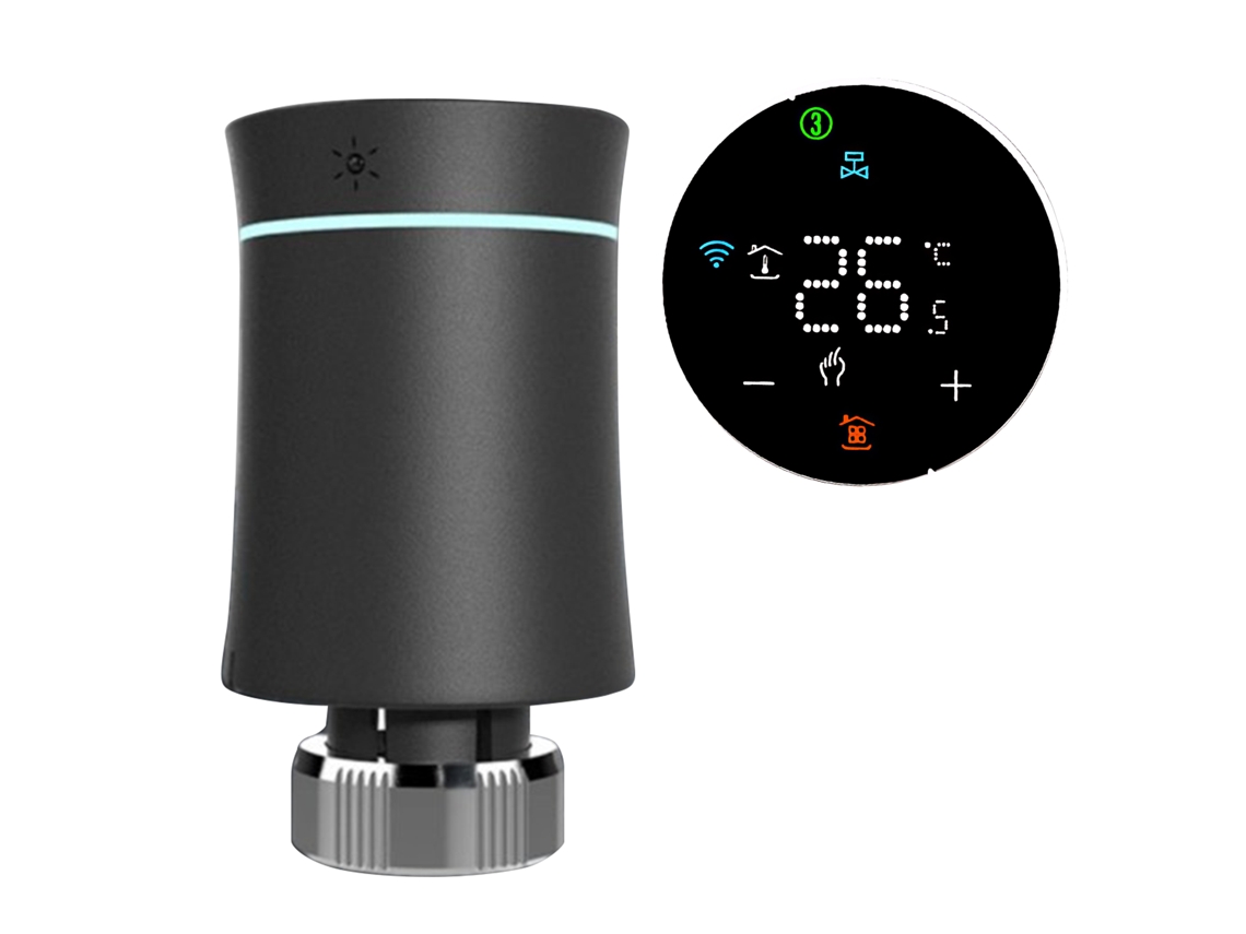 Termostato Inteligente Wifi Brt-100 Para Aire Acondicionado Y Radiador Con Aplicación, Control Programable 5+2