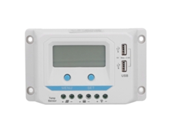 Controlador De Carga Solar Pwm El2410z 12v/24v 10a Con Pantalla Lcd Y Usb Para Hogar