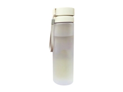 Botella De Agua Deportiva Ligera Y Portátil, Resistente A Desgarros, Con Tapa Blanca Mate, Ideal Para El Gimnasio Y Estudiantes, 800 Ml.