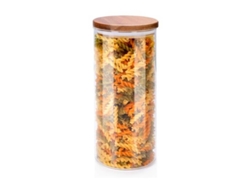 Tarro de cristal con tapa de madera 1 250 ml