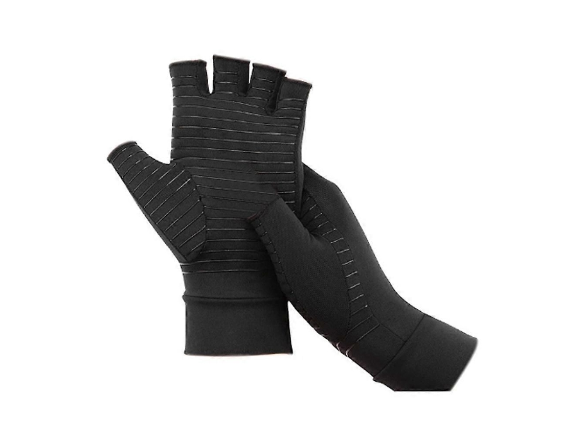 Guantes de compresión sin dedos para artritis, soporte para manos y muñecas, alivio de la hinchazón y el dolor de muñeca para hombres y mujeres TAISHENGDA