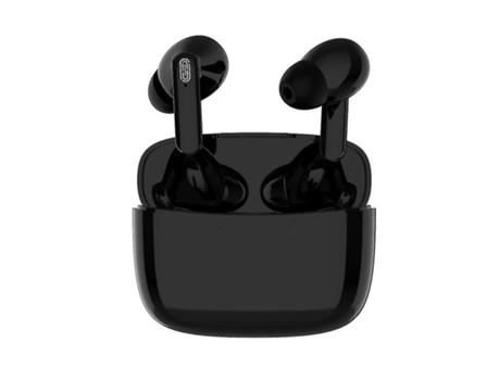 Earbuds Sem Fio Som Estéreo Twins Intraauriculares Carga BISBISOUS Bluetooth Negro