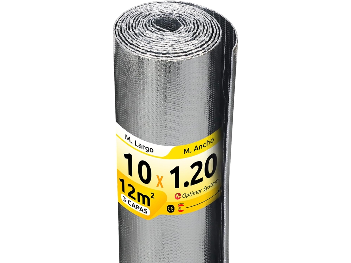 Aislante Termico OPTIMER SYSTEM 10x1.20m - 12m²
