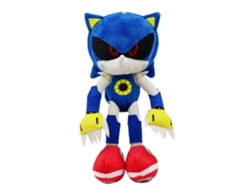 Peluche De Sonic The Hedgehog, 30 Cm, Azul Metálico, Muñeco Cabeza Grande Para Niños.