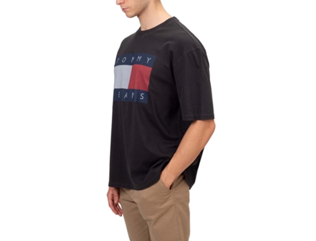 Camiseta de Hombre TOMMY JEANS Negro (S)