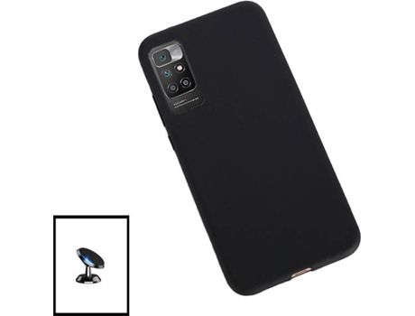 Kit Carcasa + Soporte Magnético Xiaomi Redmi Note 11 4G G4M Negro