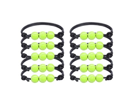 10 Piezas De Joyería Deportiva-2 Pelotas De Tenis De Alambre Negro 10 Piezas De Joyería Deportiva-2 Pelotas De Tenis De Alambre Negro JEIIBRZUI