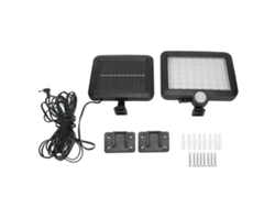 2026-lámpara Solar Led De 56 Bombillas Con Sensor De Movimiento Para Jardín, Césped, Exterior, Pared Y Hogar, Foco Abs