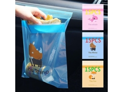 2026-bolsa De Basura Desechable Para Coche, 45 Unidades, Adhesiva, Impermeable Y Resistente, Ideal Para Viajes Y Hogar