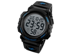 Reloj Deportivo Multifuncional Para Hombre, Resistente Al Agua Hasta 5 Atm, Luminoso, 1258 Azul