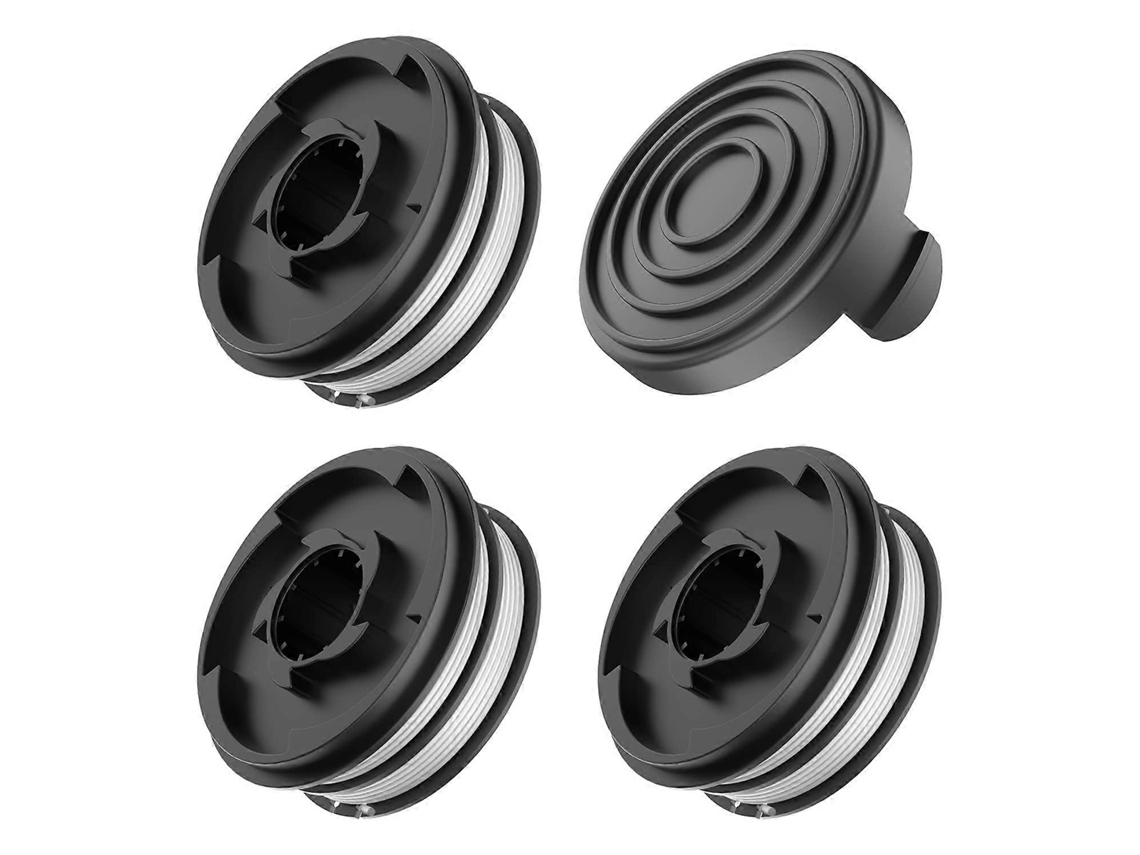 T9t Para Einhell Rtv 400 Rtv 550 Rtv 550 1 Cortacésped De Repuesto U9p 3 Carretes + 1 Tapa, 3405685 Tle-02