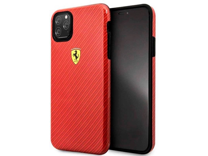 Funda iPhone 11 Pro Max FERRARI Original Rojo