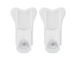 2 Pestillos De Seguridad Para Puertas/ventanas Correderas, Abs Blanco, Protección Para Bebés, Antipinzamiento.