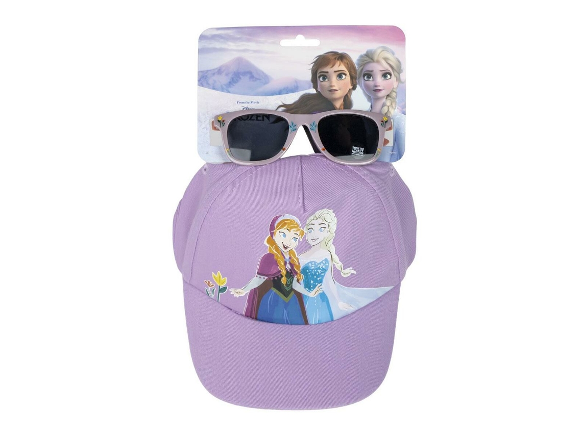 Set de gorra y gafas de sol FROZEN 2 Piezas Rosa (54 cm)