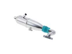 Tubo De Escape De Aluminio Bq002 Para Actualización De Coche Rc Nitro Hsp Escala 1/10
