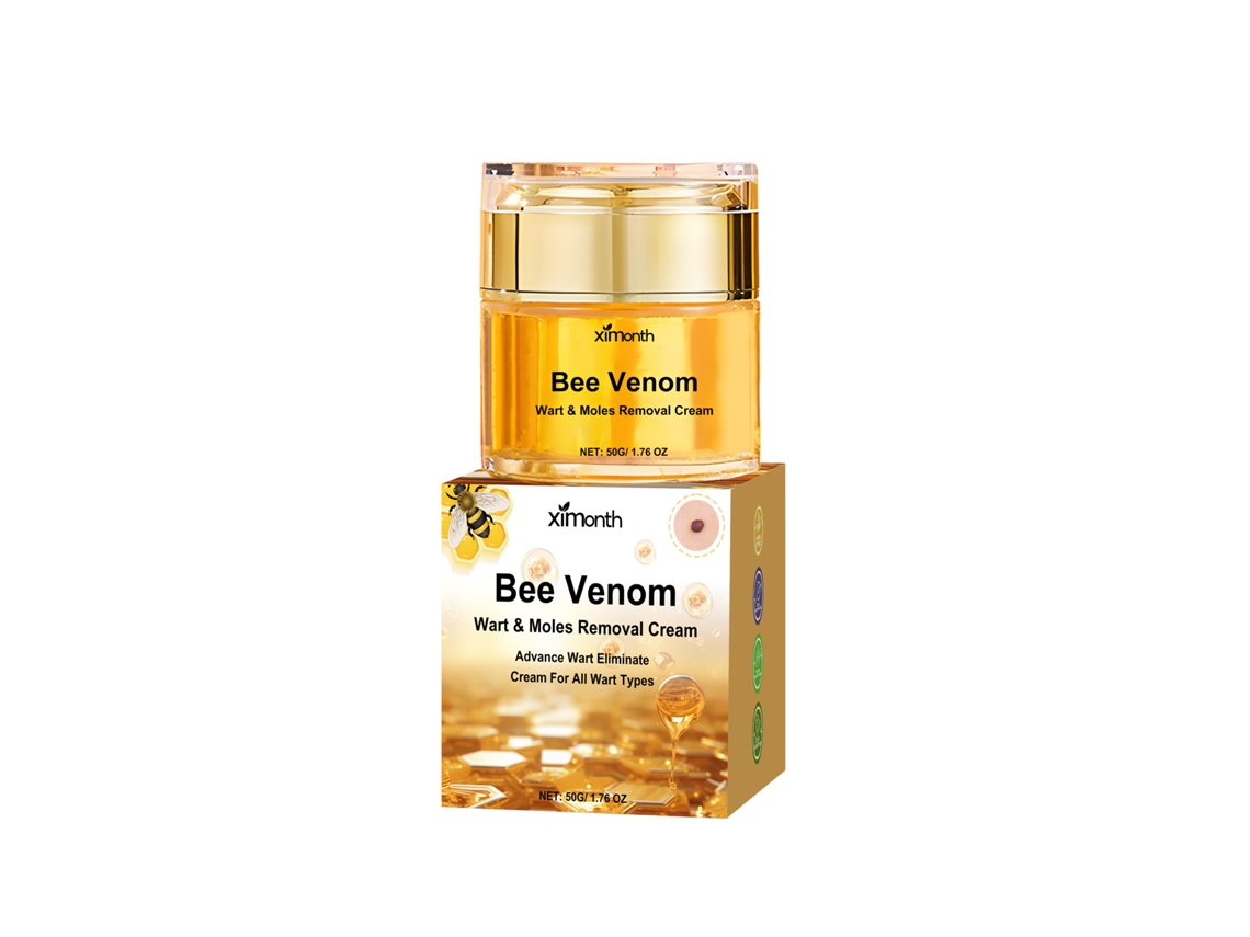 Crema para el cuidado de la piel con veneno de abeja