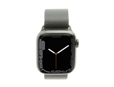 APPLE Watch Series 7 grafito Acero Inoxidable 45mm Bracelete Milanesa grafito Gps+Cellular (Reacondicionado Marcas Mínimas)